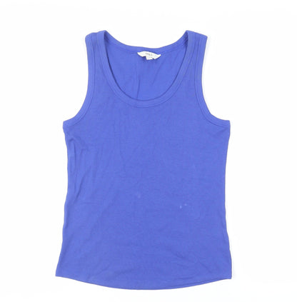 Womens UK Size 16 Marks and Spencer Blue Basic Tank