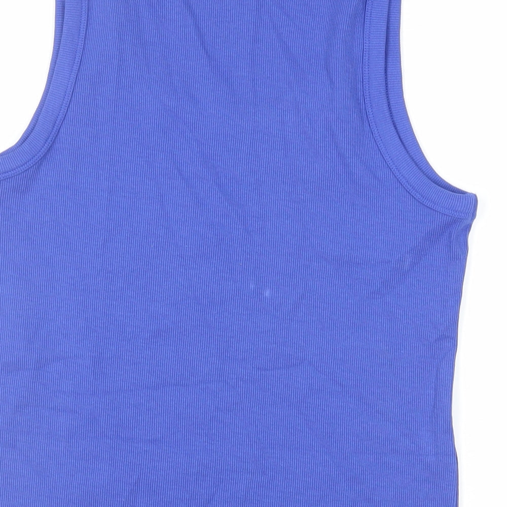 Womens UK Size 16 Marks and Spencer Blue Basic Tank