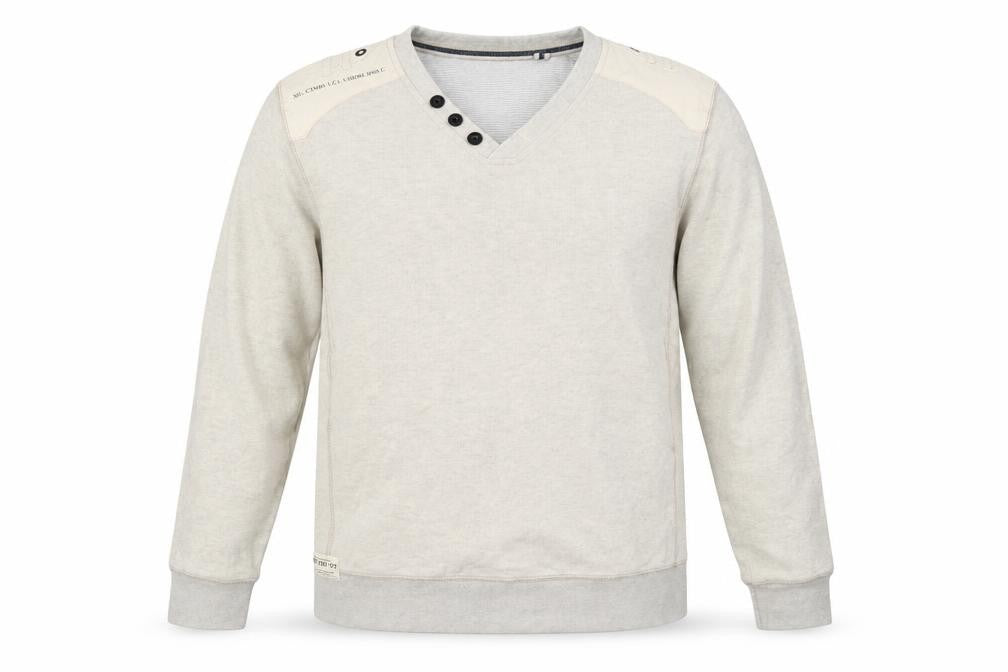 Next Mens Beige Cotton Pullover Sweatshirt Size XL