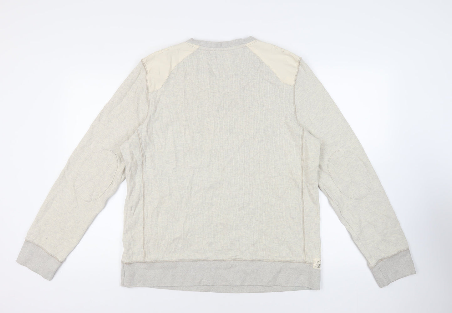 Mens UK Size XL NEXT Beige Pullover Sweatshirt
