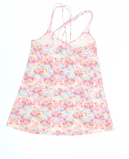 ASOS Swim Womens Multicoloured Floral Polyester Cover Up Size 8 - Strappy