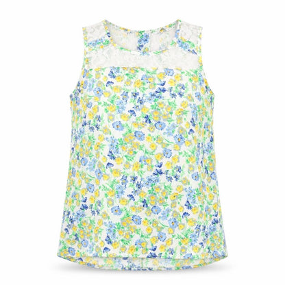 Womens UK Size 8 New Look Multicoloured Basic Tank