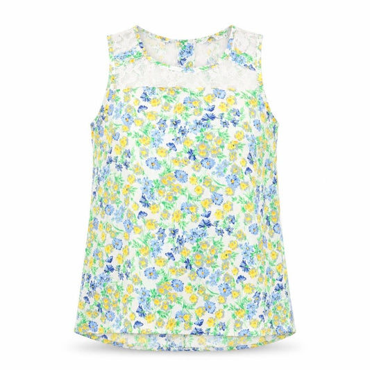Womens UK Size 8 New Look Multicoloured Basic Tank