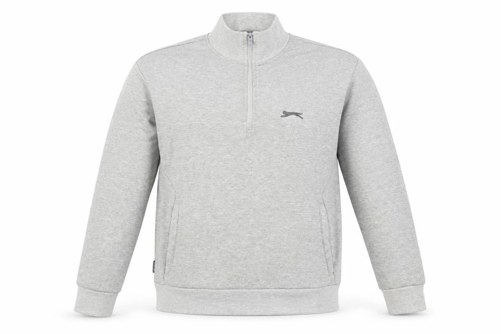Mens UK Size L Slazenger Grey Pullover Sweatshirt