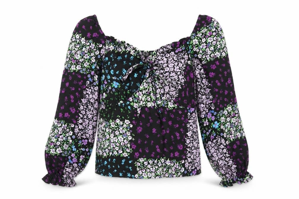 Womens UK Size 12 Quiz Black Basic Blouse