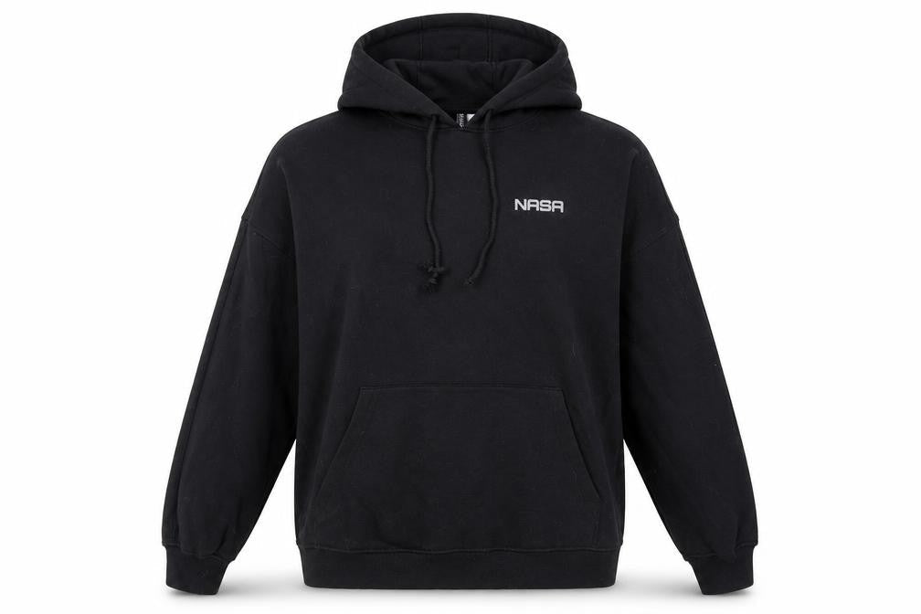 Womens UK Size S Divided by H&M Black Pullover Hoodie
