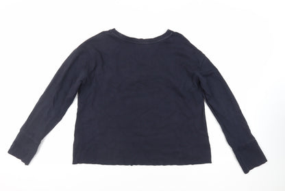 Womens UK Size 12 NEXT Blue Pullover Sweatshirt