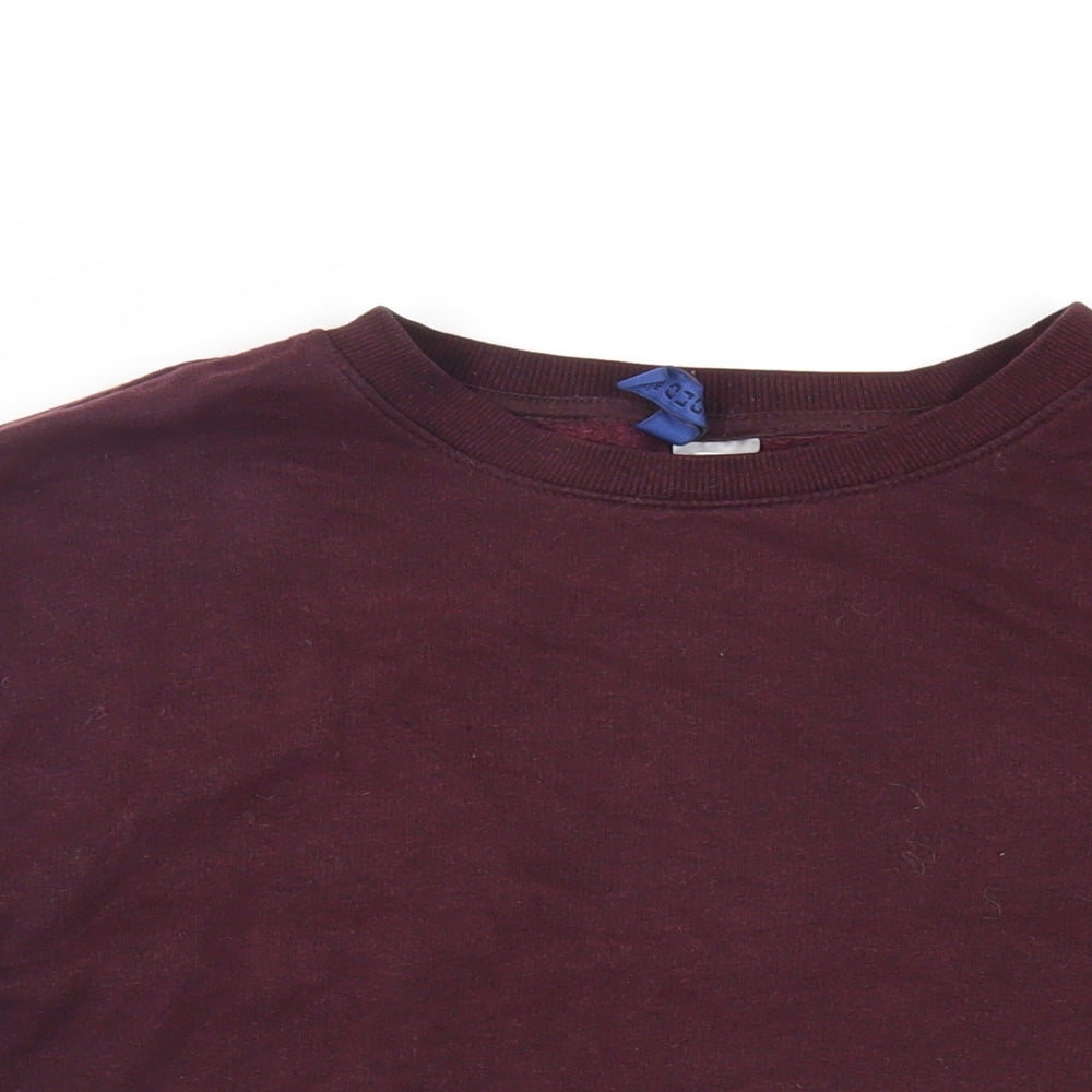 Mens UK Size XS H&M Purple Pullover Sweatshirt