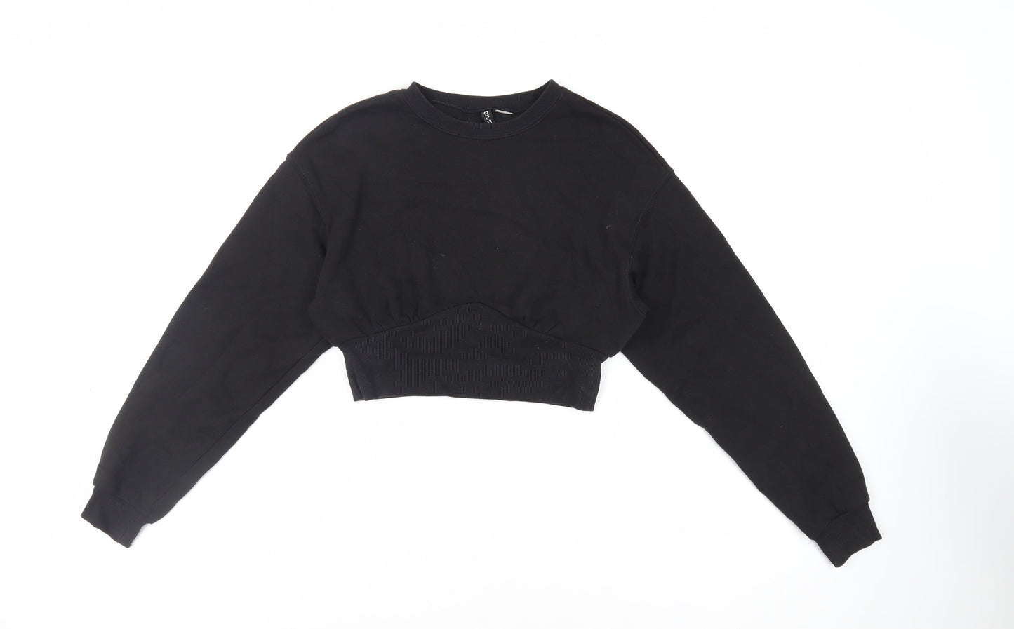 Womens UK Size S Divided by H&M Black Pullover Sweatshirt