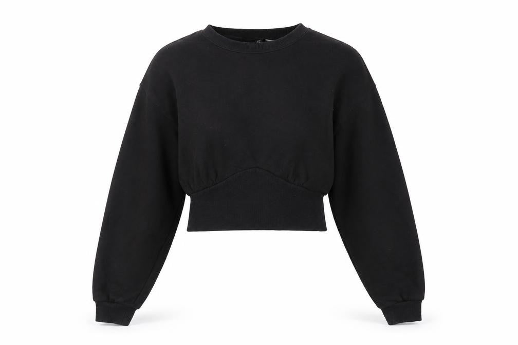 Womens UK Size S Divided by H&M Black Pullover Sweatshirt