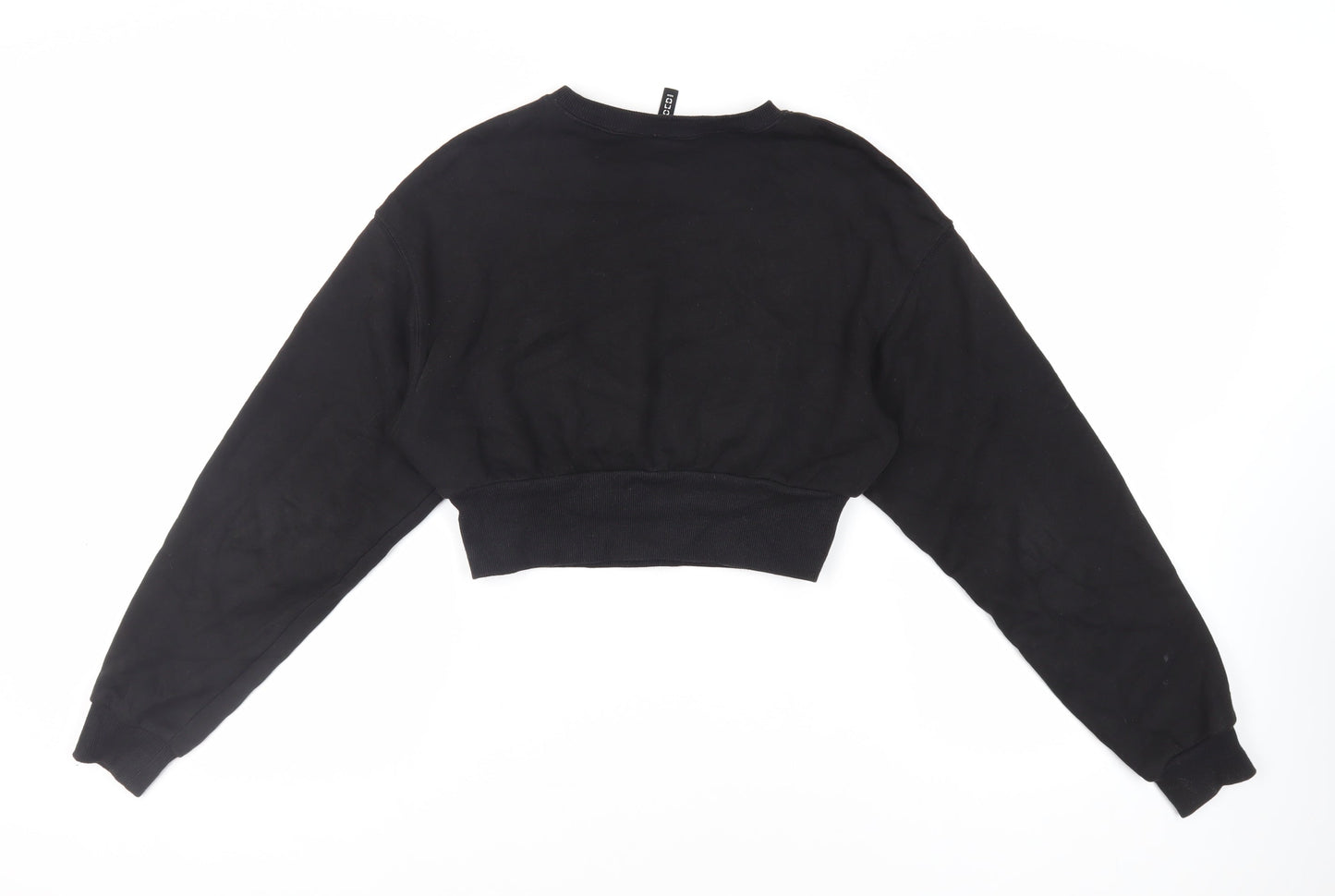 Womens UK Size S Divided by H&M Black Pullover Sweatshirt