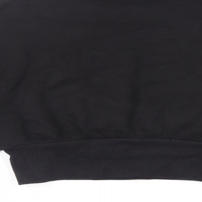 Womens UK Size S Divided by H&M Black Pullover Sweatshirt