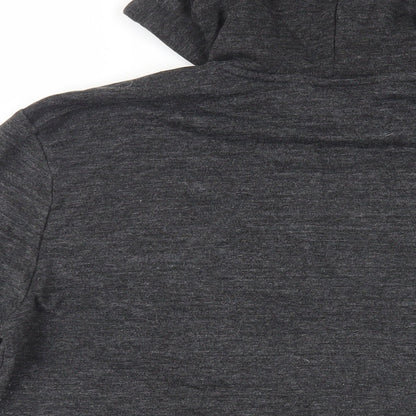 Mens UK Size S H&M Grey Full Zip Hoodie