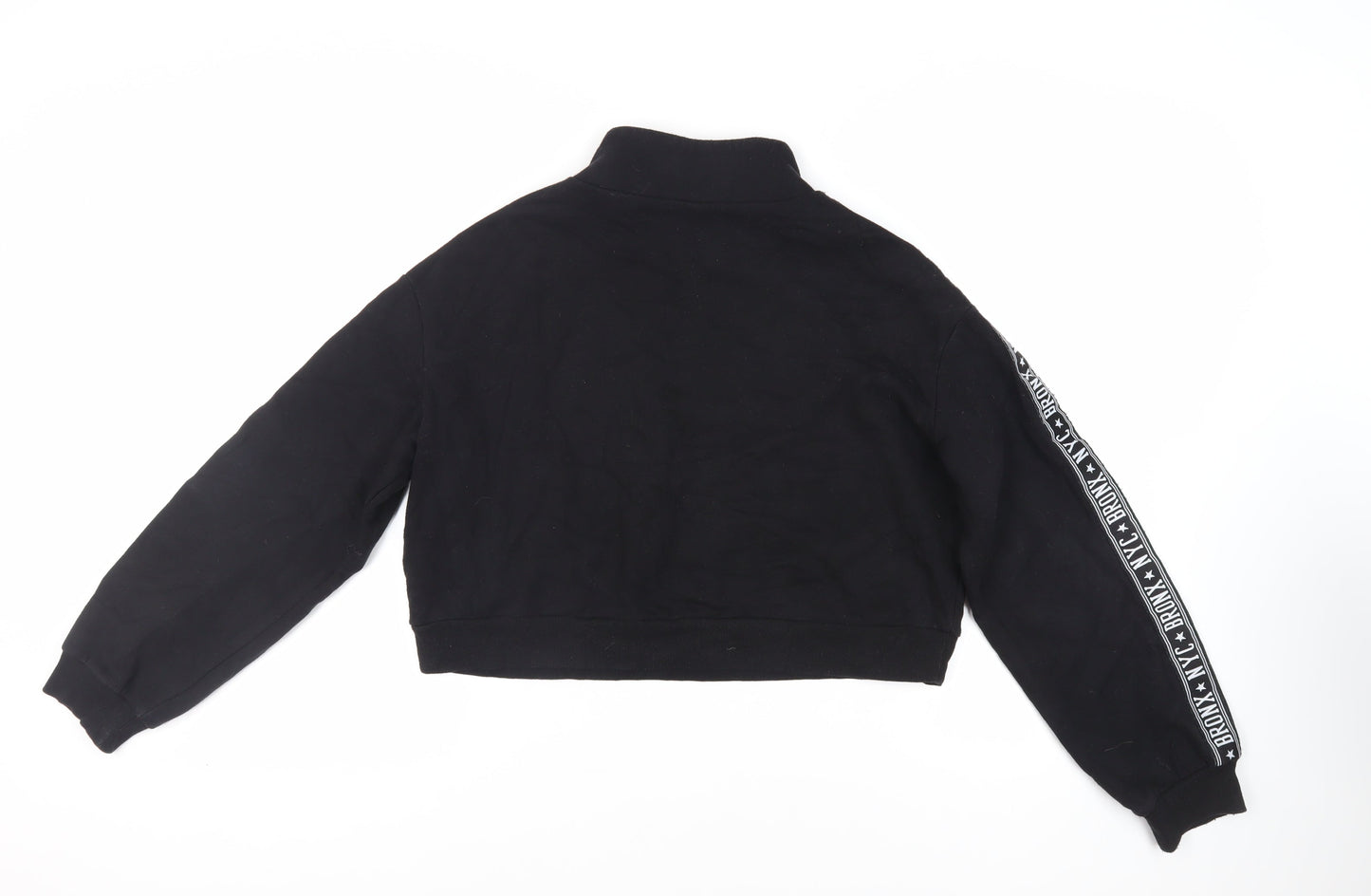 Womens UK Size M Divided by H&M Black Pullover Sweatshirt