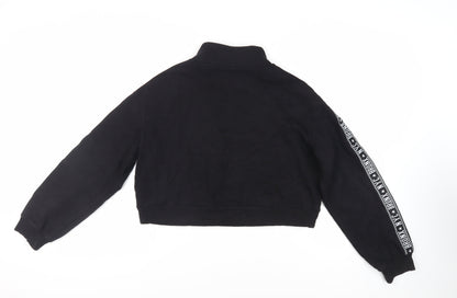Womens UK Size M Divided by H&M Black Pullover Sweatshirt