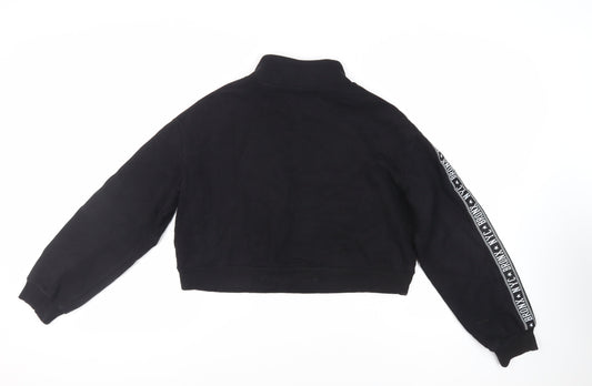 Womens UK Size M Divided by H&M Black Pullover Sweatshirt