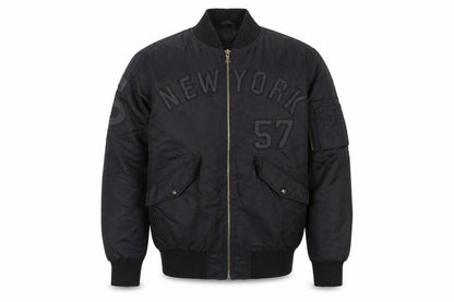 Mens UK Size S BCK & HRSY Black Bomber Jacket