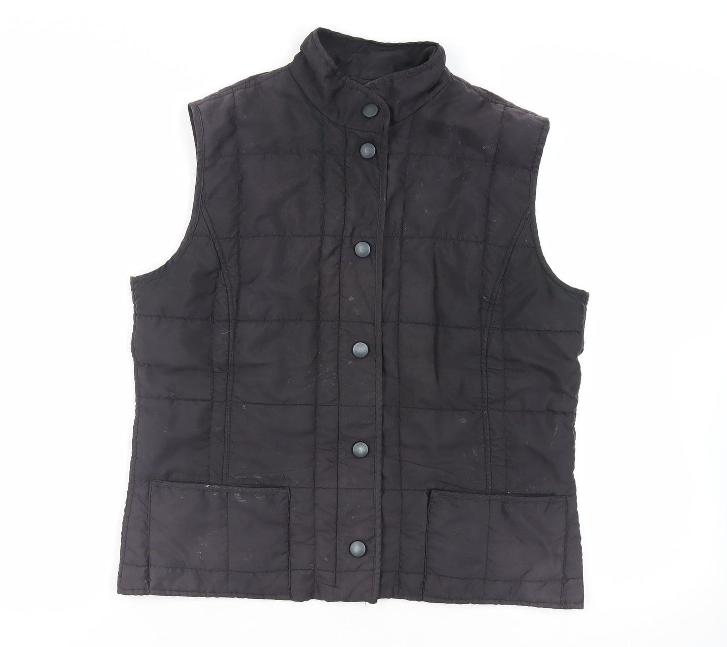 GolleHaug Mens Black Gilet Jacket Size M Snap