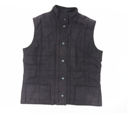 GolleHaug Mens Black Gilet Jacket Size M Snap