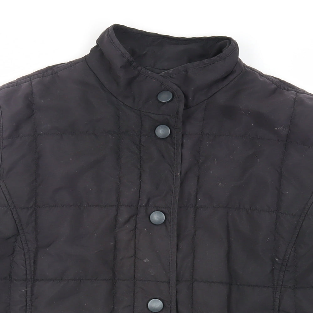 GolleHaug Mens Black Gilet Jacket Size M Snap