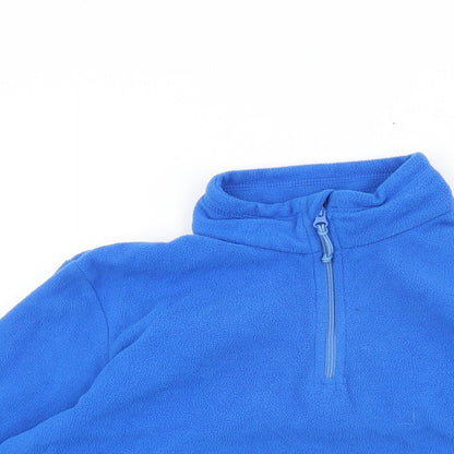 Quechua Boys Blue Polyester Pullover Sweatshirt Size 13-14 Years Zip