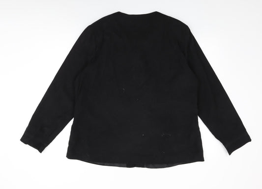 Womens UK Size 2XL Joella Di Marco Black Jacket