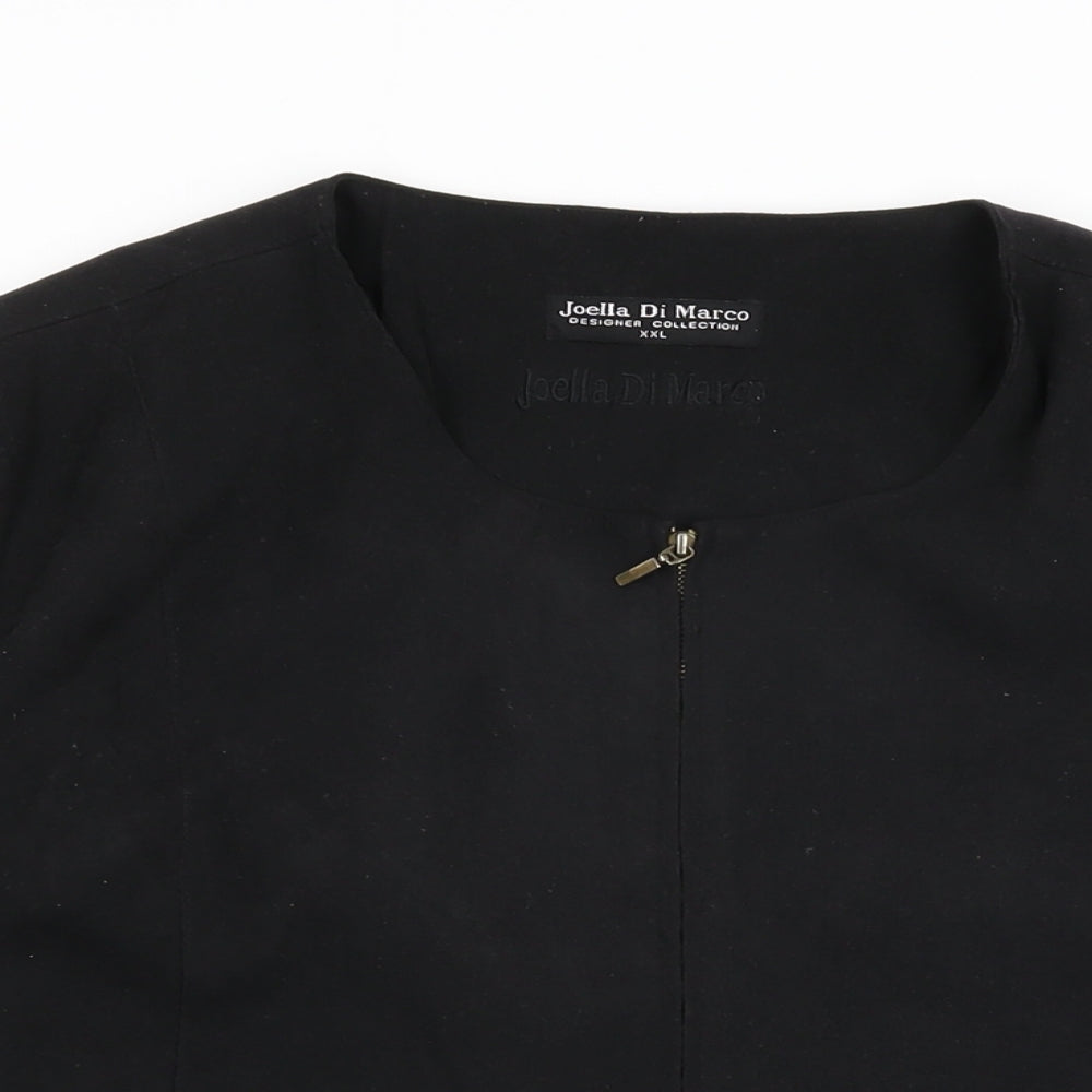 Womens UK Size 2XL Joella Di Marco Black Jacket