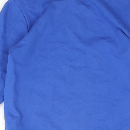 Bossini Boys Blue Cotton Pullover Sweatshirt Size 11-12 Years Pullover