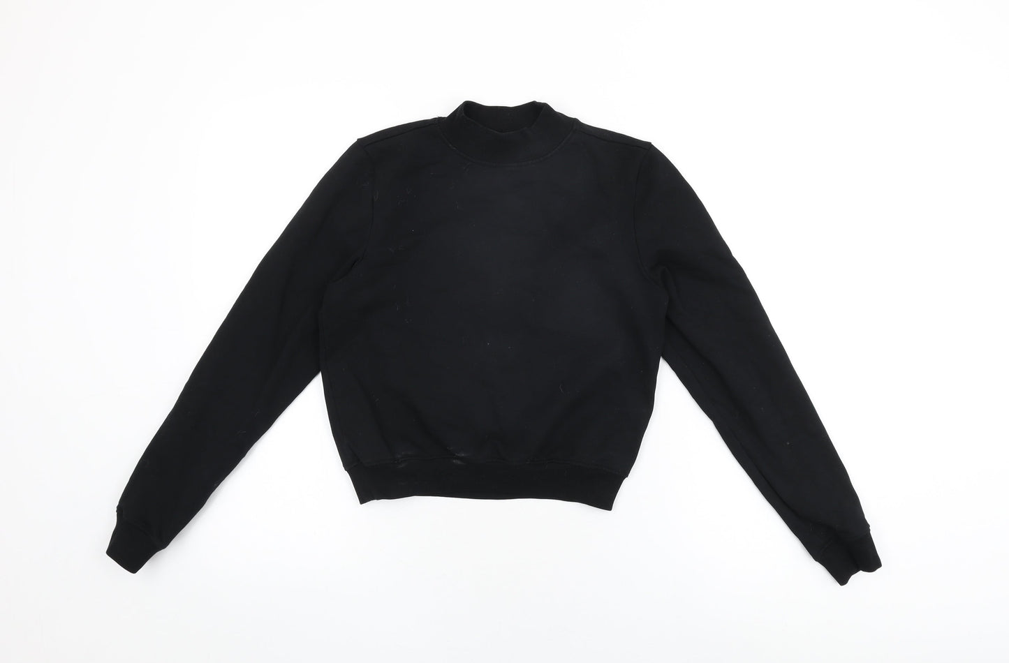 ARNE Womens Black Cotton Pullover Sweatshirt Size 8 Pullover
