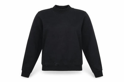 ARNE Womens Black Cotton Pullover Sweatshirt Size 8 Pullover