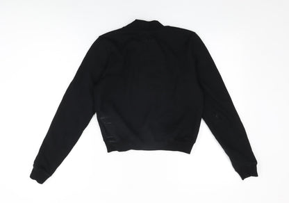 ARNE Womens Black Cotton Pullover Sweatshirt Size 8 Pullover
