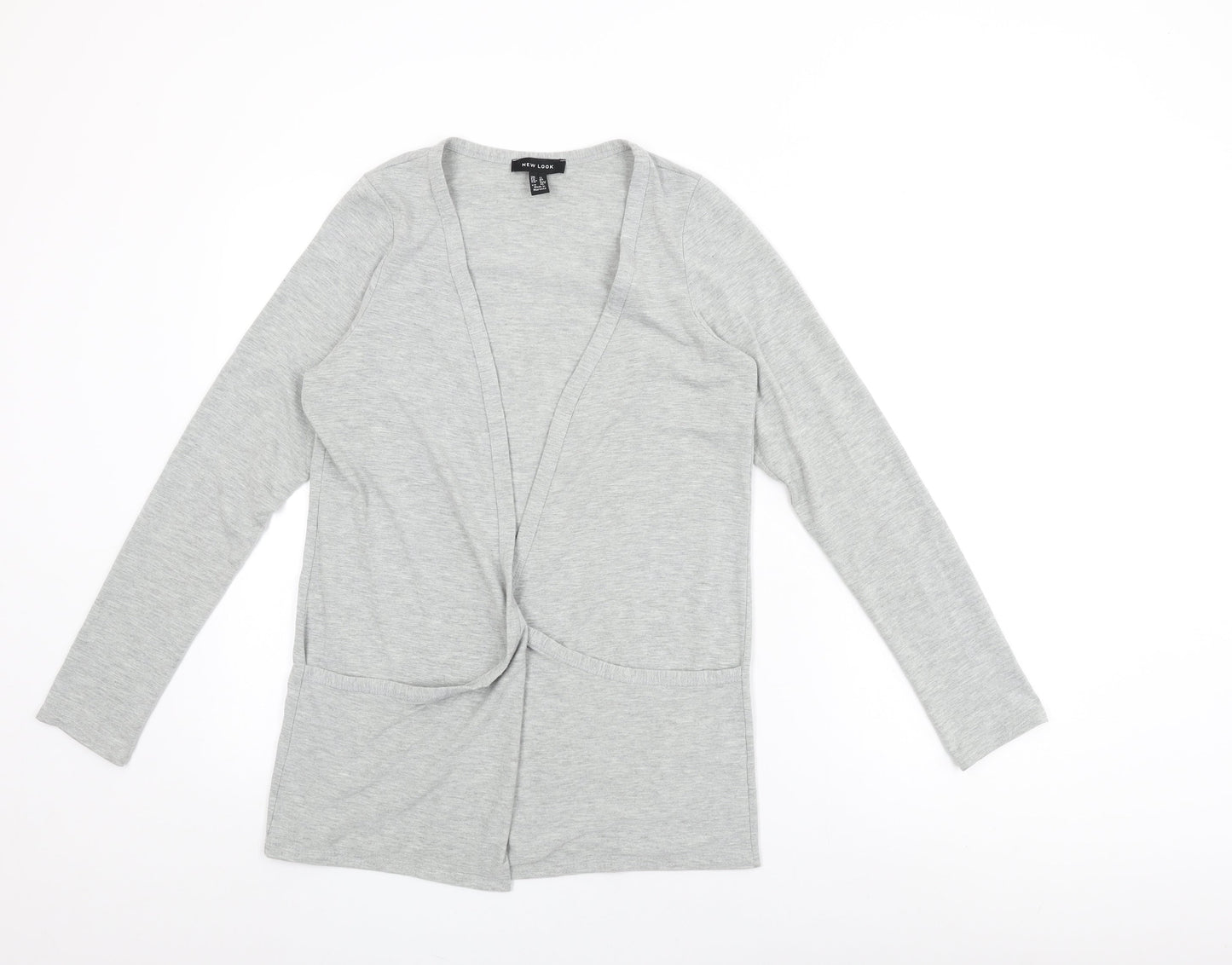 Womens UK Size 12 New Look Grey Cardigan Jumper