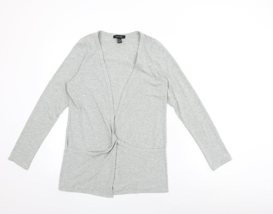Womens UK Size 12 New Look Grey Cardigan Jumper