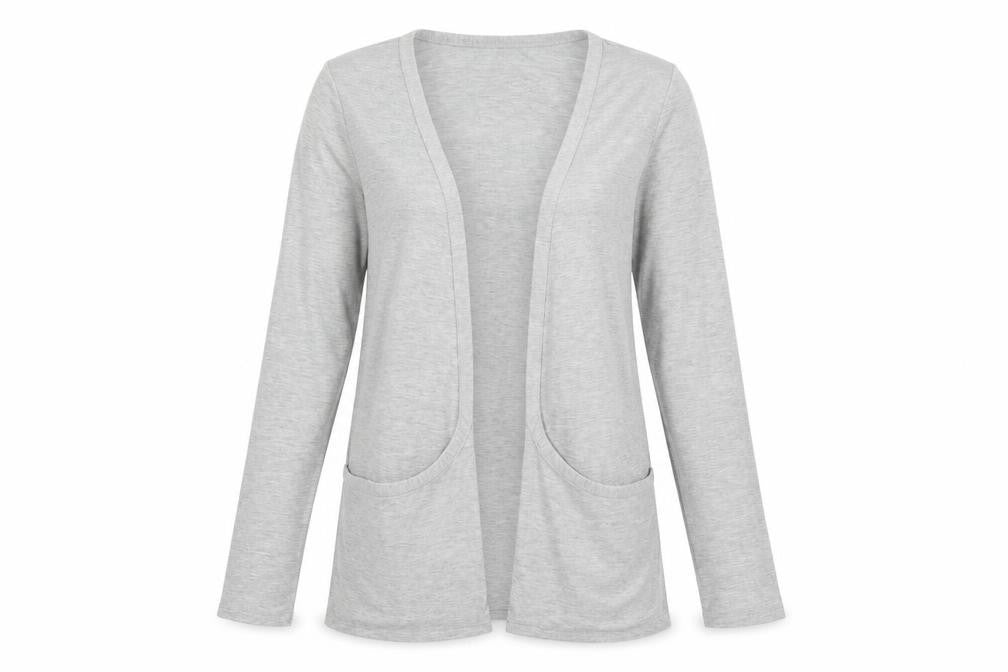 Womens UK Size 12 New Look Grey Cardigan Jumper