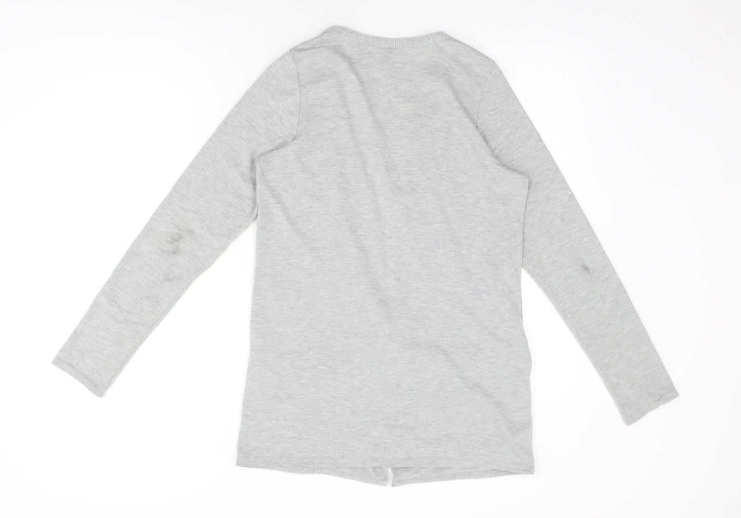 Womens UK Size 12 New Look Grey Cardigan Jumper