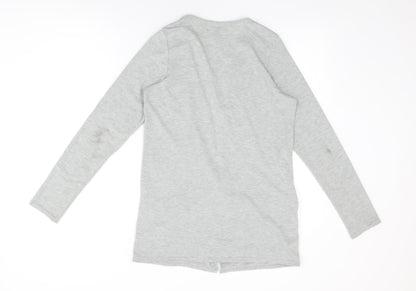 Womens UK Size 12 New Look Grey Cardigan Jumper