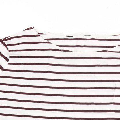 Womens UK Size 10 New Look White Basic T-Shirt