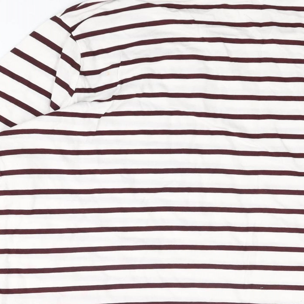Womens UK Size 10 New Look White Basic T-Shirt