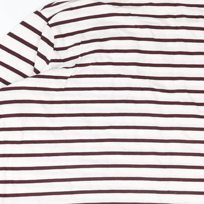 Womens UK Size 10 New Look White Basic T-Shirt