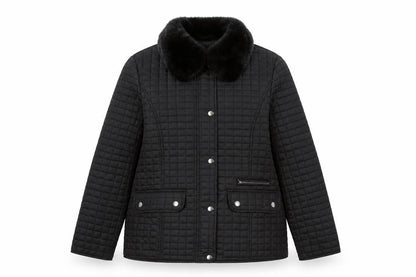 Womens UK Size 14 Precis Black Quilted Coat