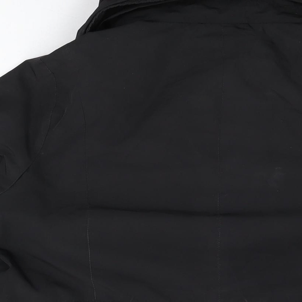 Womens UK Size 16 Betty Jackson Black Black Overcoat