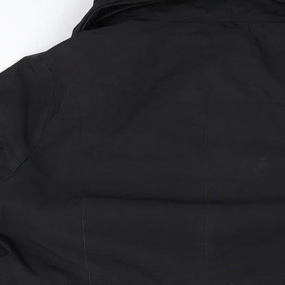 Womens UK Size 16 Betty Jackson Black Black Overcoat