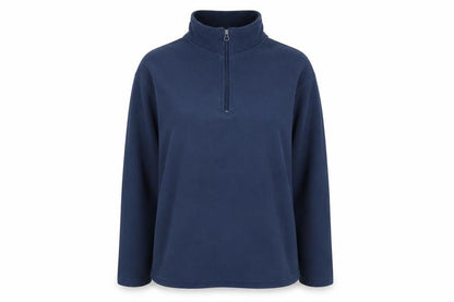 Avenue Womens Blue Polyester Pullover Sweatshirt Size M Zip
