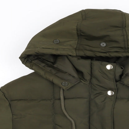 Womens UK Size 6 Topshop Green Puffer Jacket