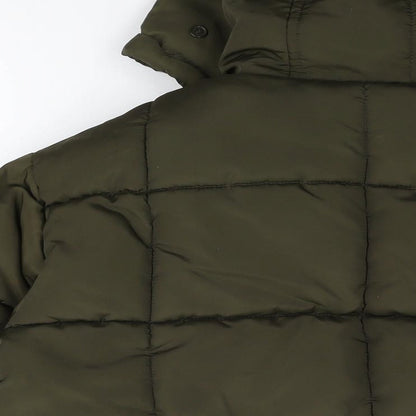 Womens UK Size 6 Topshop Green Puffer Jacket