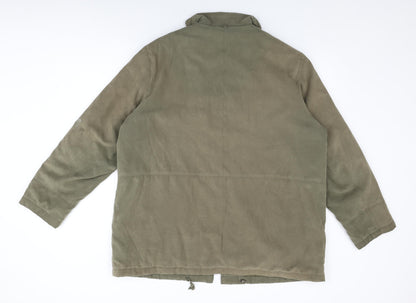 First Avenue Womens Green Jacket Coat Size 18 Zip