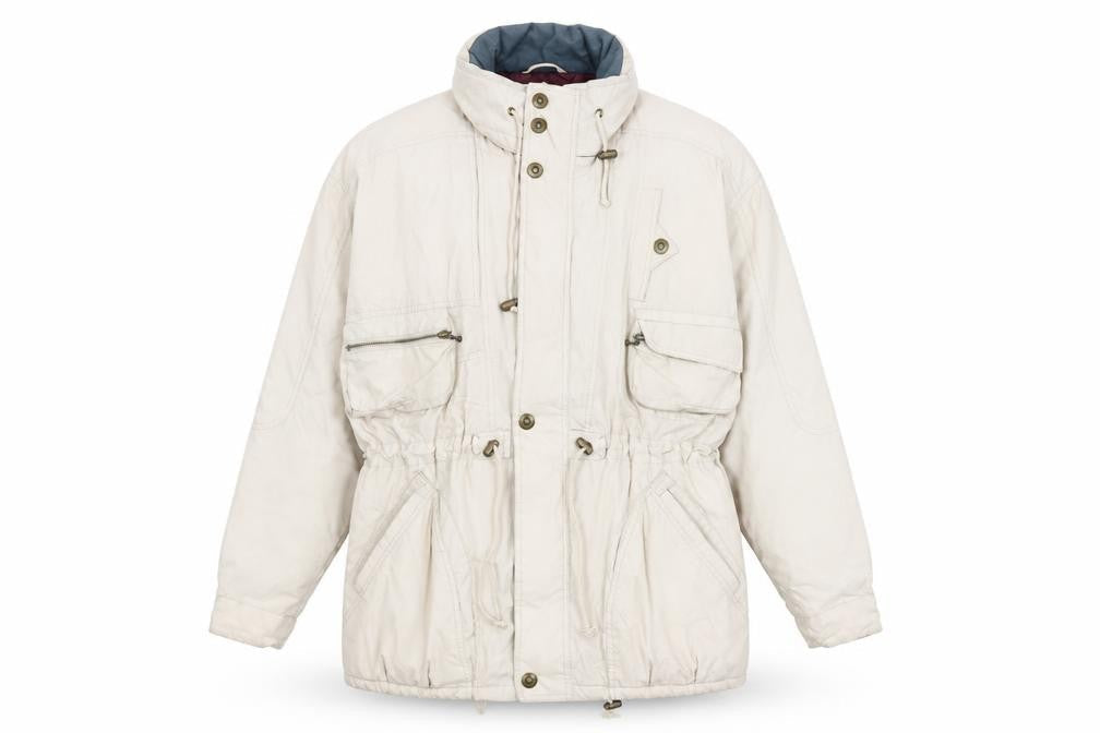 Mens UK Size L Casual Club Beige Overcoat