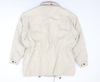 Mens UK Size L Casual Club Beige Overcoat