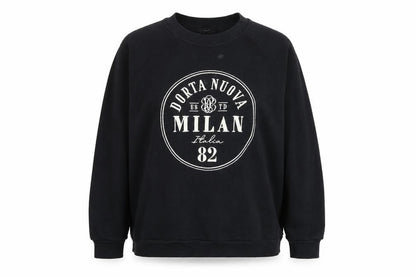Next Womens Black Cotton Pullover Sweatshirt Size L Pullover - Milan