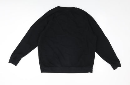 Womens UK Size L NEXT Black Pullover Sweatshirt